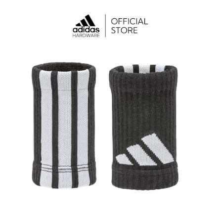 ปลอกรัดข้อมือ ADIDAS 12 ซม. ADST-13403BK สีขาว/ดำ 1 คู่_0